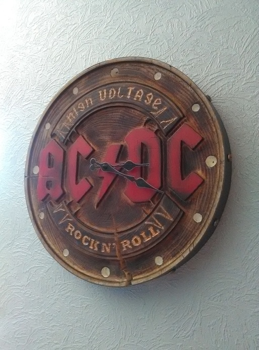 Horloge AC DC