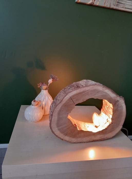 Luminaire bois
