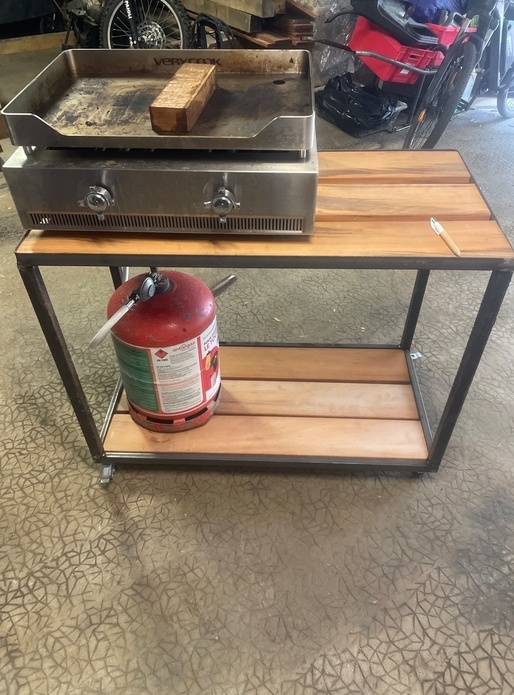 Servante pour plancha