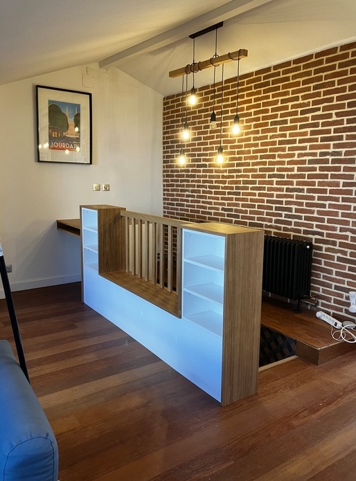 La Rambarde, Banquette, Bibliothèque et Bureau