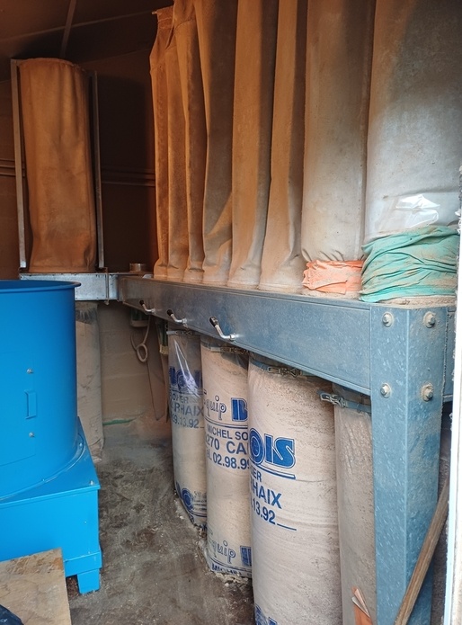 Aspiration  Ensacheur pour copeaux bois