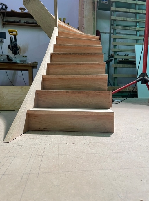 Maquette d'escalier quart tournant