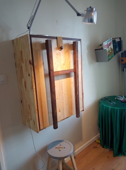 Meuble table pliante. Inspiration darbin orvar.