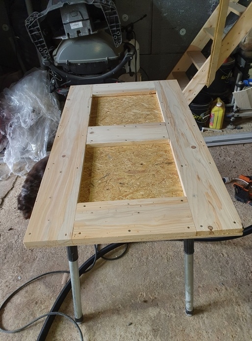 Table basse en bois recyclé