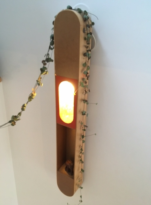 Lampe "batton de glace"