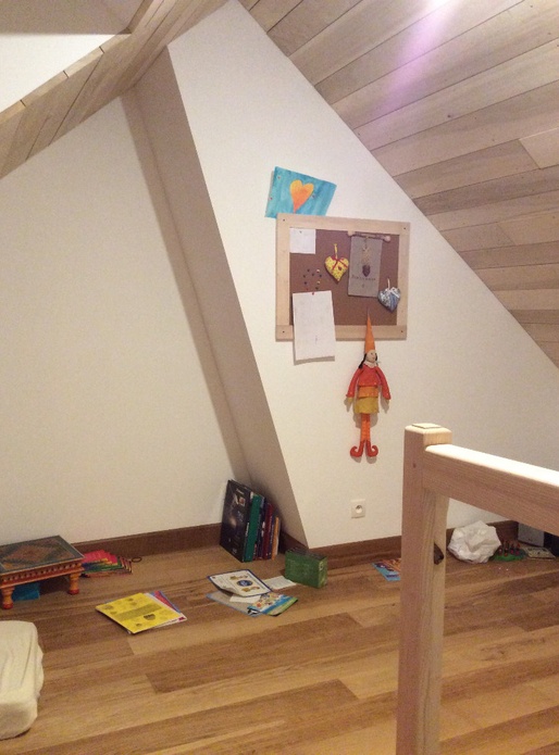 Aménagement d'un comble à dominante bois