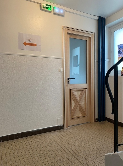 Porte d'interieur en frêne