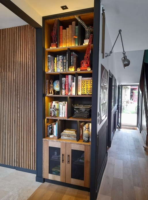 Bibliothèque chêne