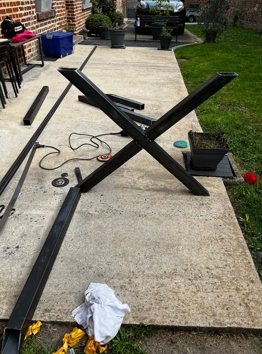 Piètement et installation du plateau