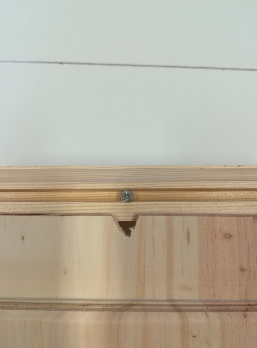 Astuce Centrage panneau plate bande