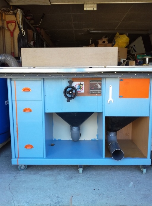 Ma table de scie-toupie-rangement