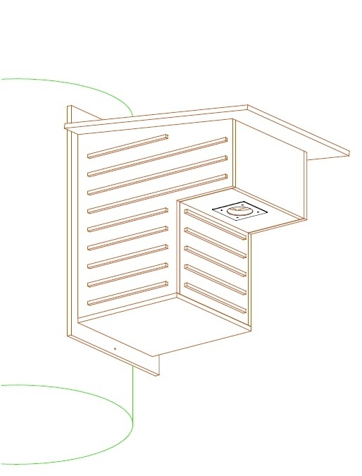Grand nichoir à écureuil