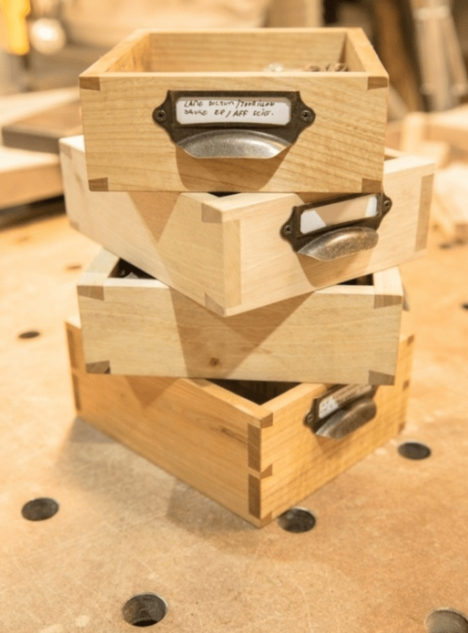 Boîtes pour le Garagelier