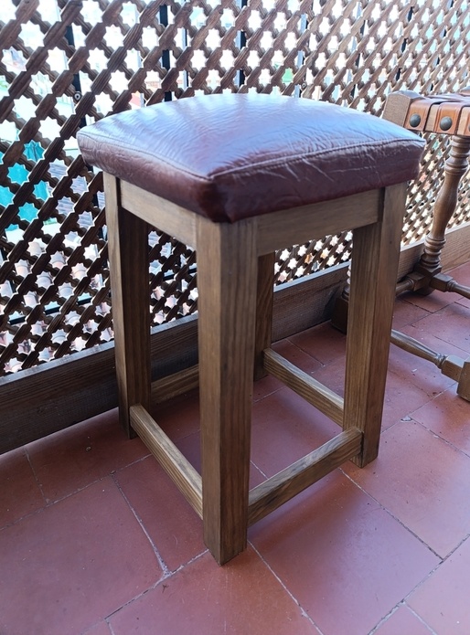 Recyclage d'un tabouret