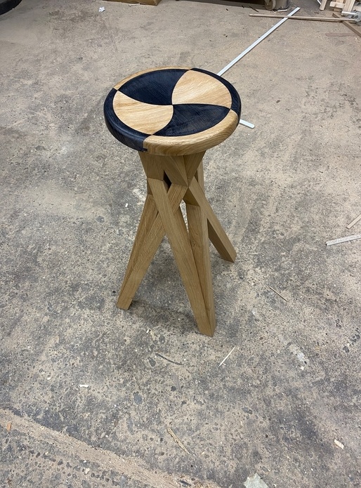Tabouret en arêtier