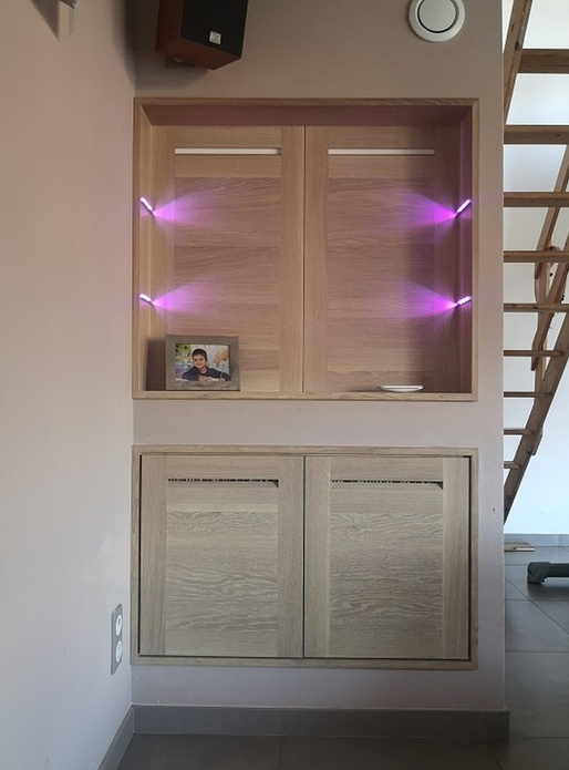 Aménagement placard... Et galop d'essai pour la cuisine!