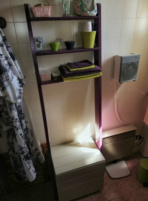 Etagère coffre pour Salle de bain