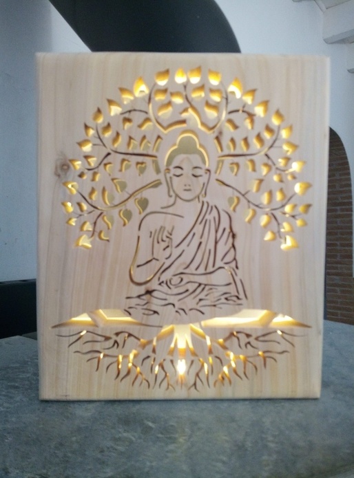 Essai de découpe avec des leds