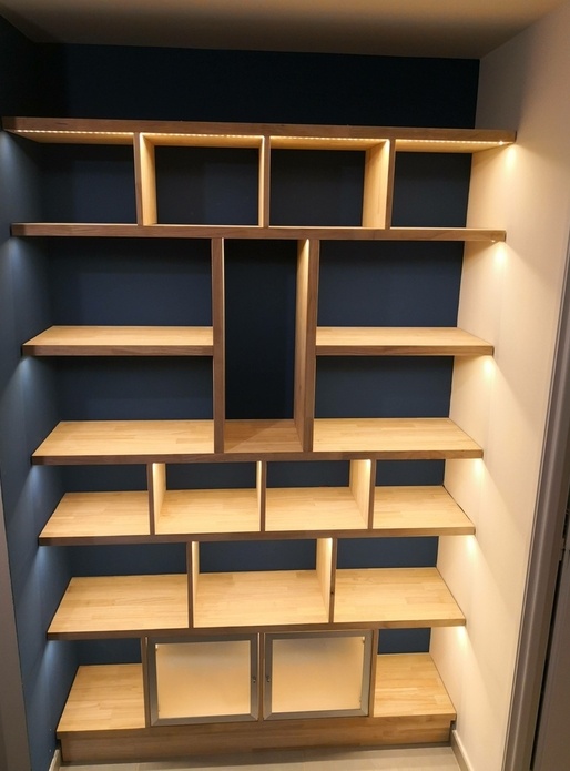 Le rendu final, avec les LED dimmable, content !