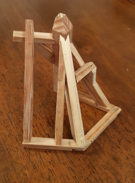 Maquette de raccord de comble (CAP Charpente 2017 - EP2)