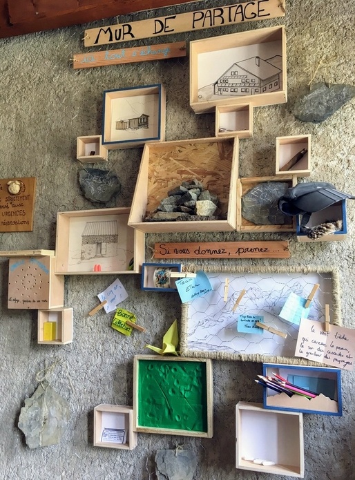 Le mur à partager : Expérience collective en altitude