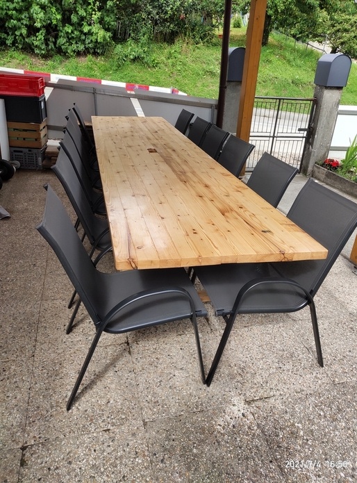 Ma table de terrasse