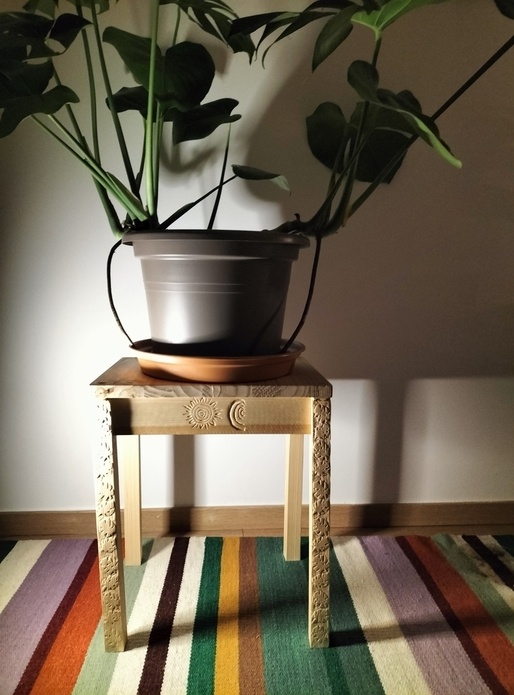 Un écrin en bois pour ma Monstera !