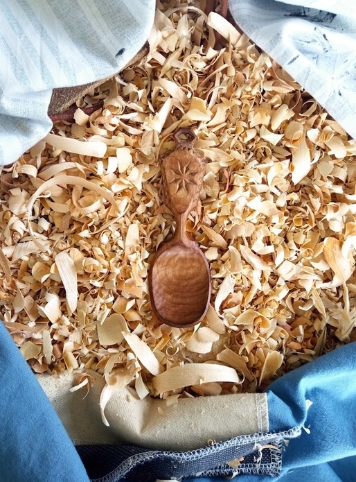 12ème cuillère de 2023 : Cuillère en bouleau cuite au four