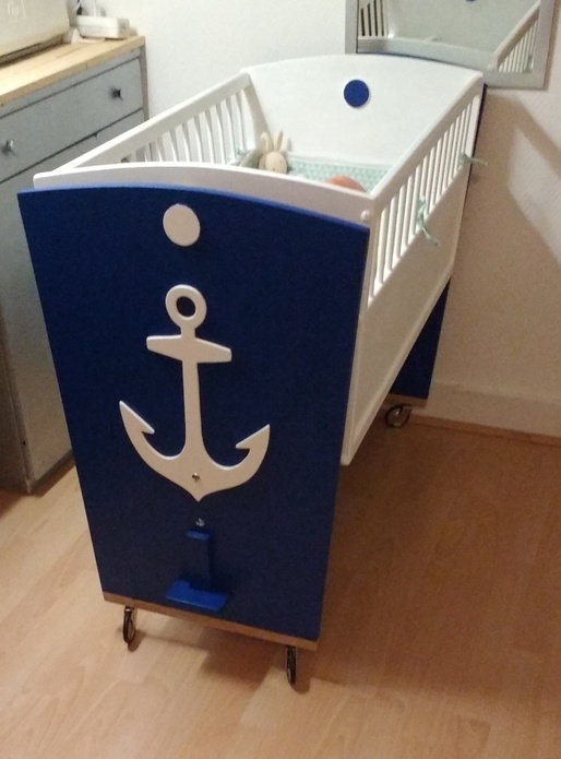 Berceau à roulettes