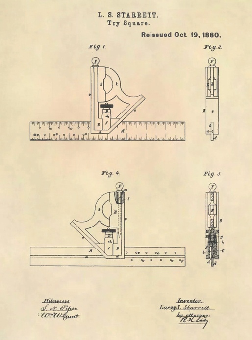 Starrett patent