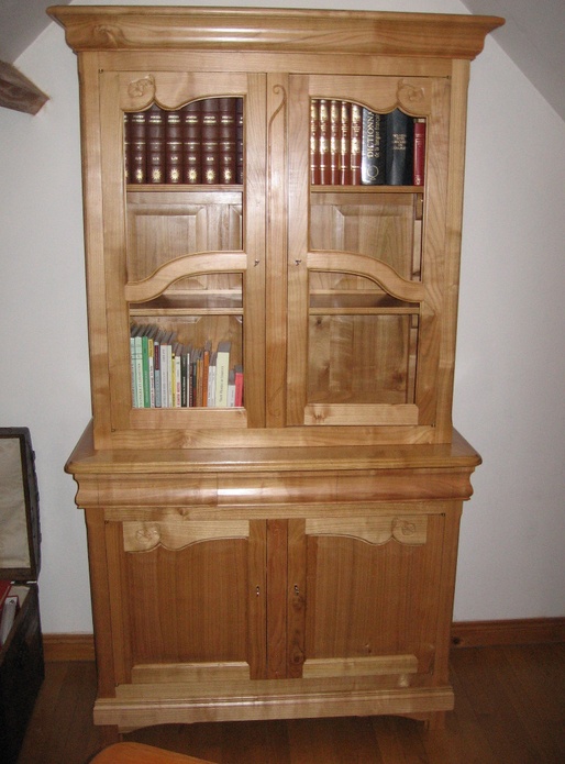 Bibliotheque merisier