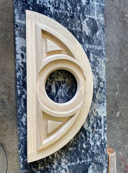 Maquette d’imposte cintrée