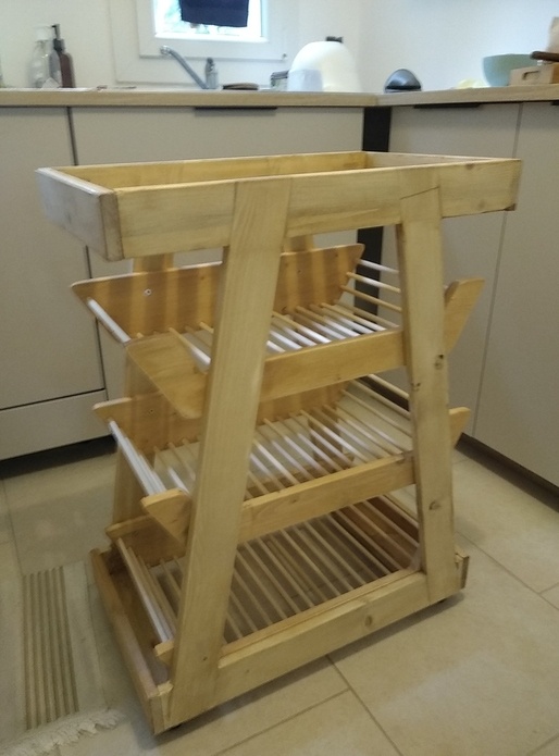 Charriot de rangement pour légumes