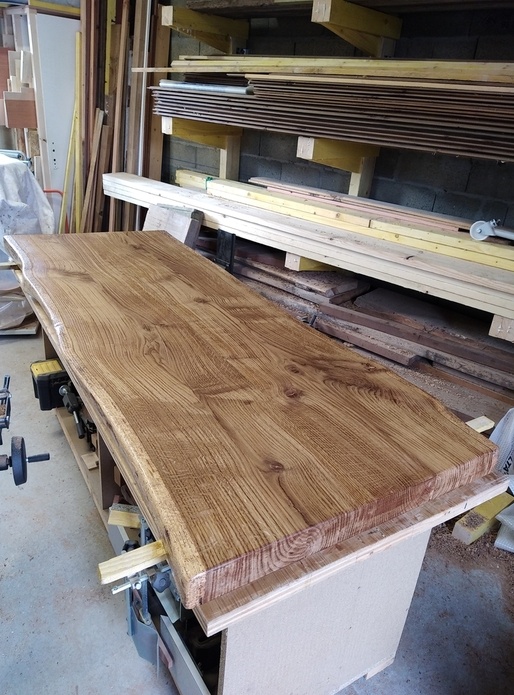 Plateau de table en chêne