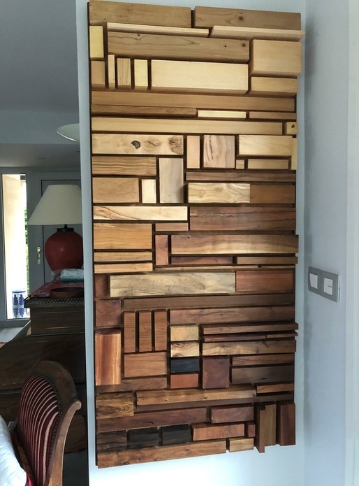 Tentative de wood wall art