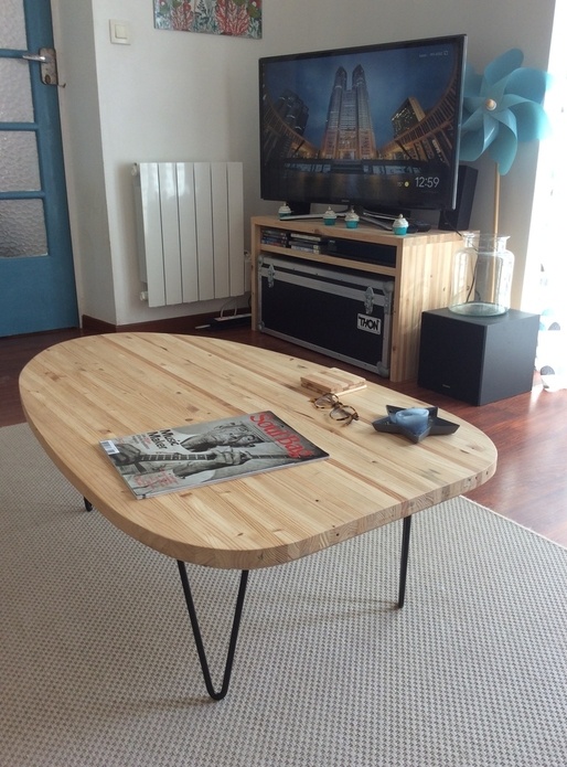 Table basse en palettes