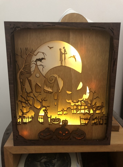 L'étrange Noël Shadow Box