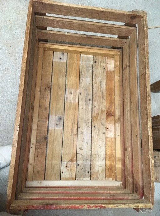 Création d'un carré potager suspendu