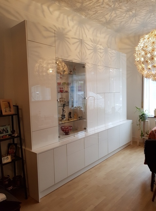 Double Corps en Stratifié Blanc brillant.