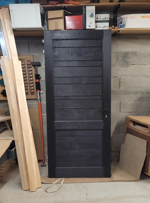 Porte chêne noir