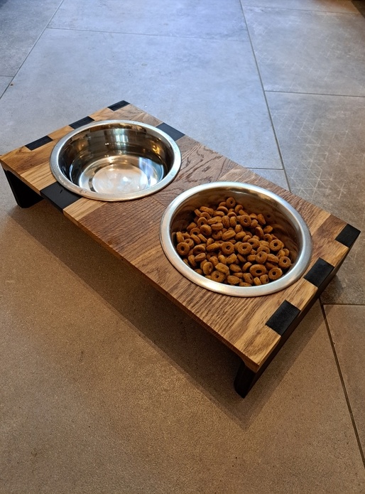 Support à gamelles pour chien