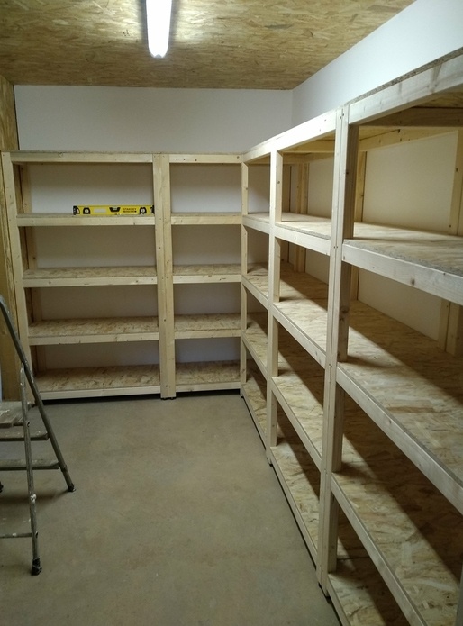 Étagères pour réserve