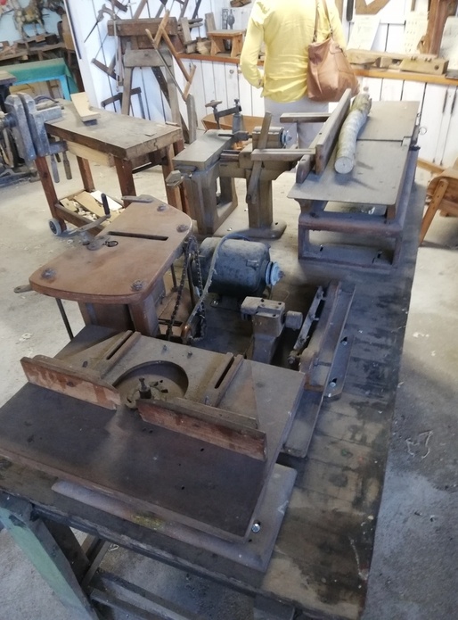 Ancien Combiné à bois