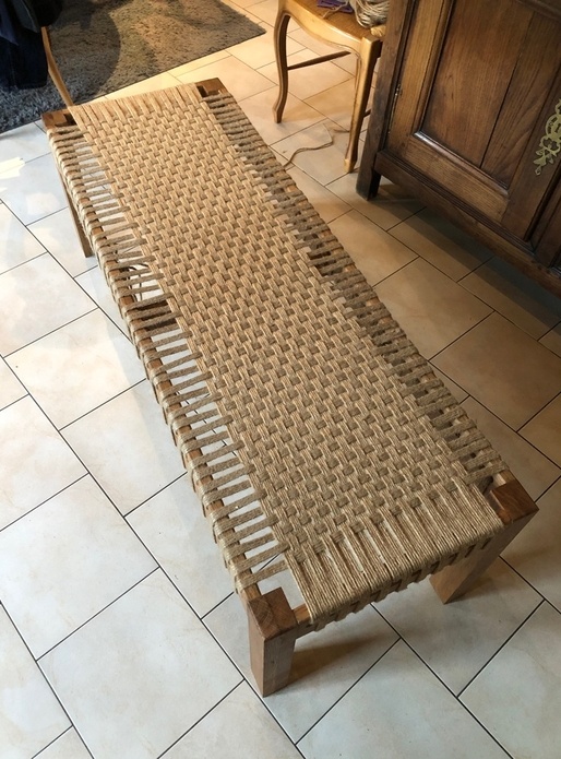 Banc et Assise tressée