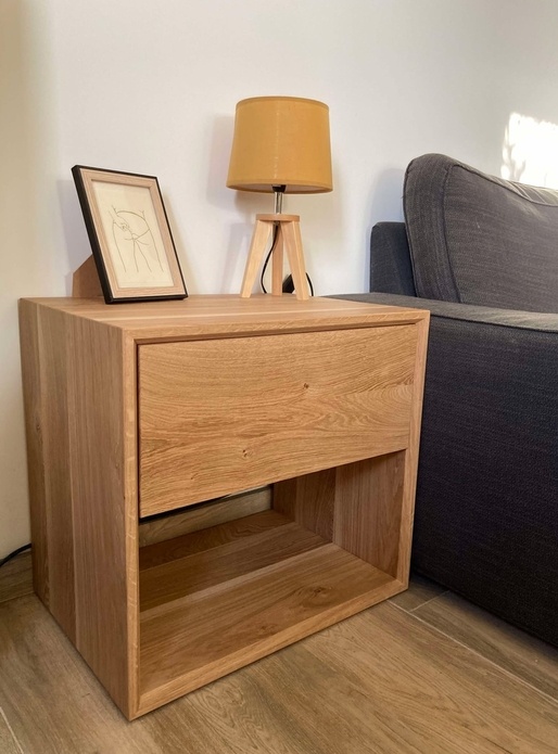 Table d'appoint en chêne