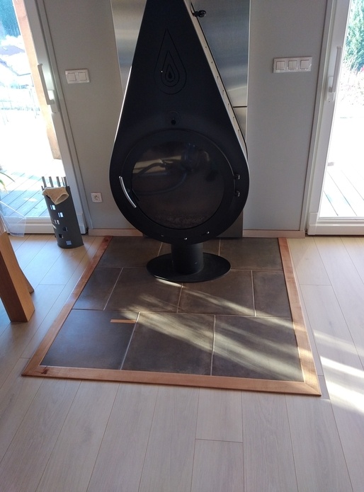 Barre de seuil en frêne