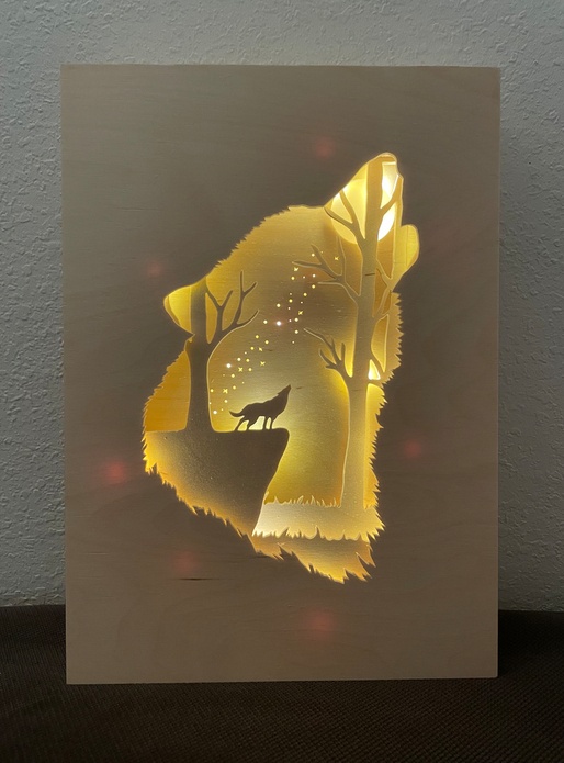 Light box loup