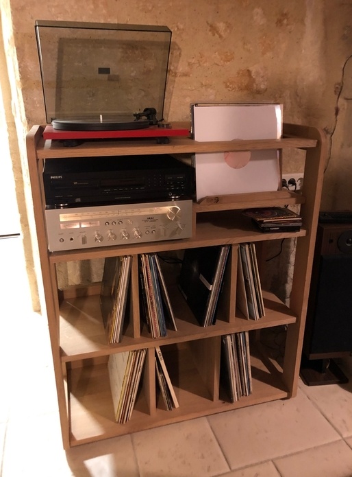 Meuble à vinyles
