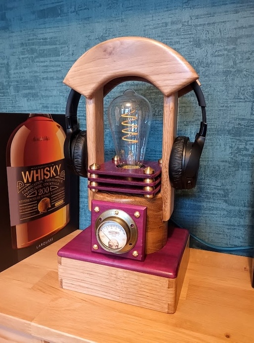 Lampe porte casque
