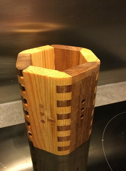 Boite à crayons hexa